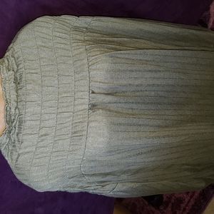 NWT ZAC & RACHEL Olive Green Long Sleeve Top size XL